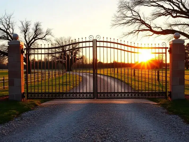 Metal / Aluminum fence example