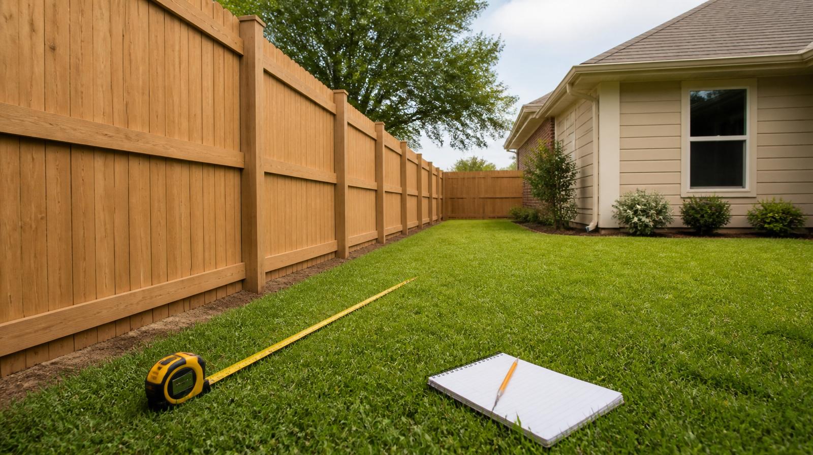 Preparing for a fence quote in Paris TX with fence line planning